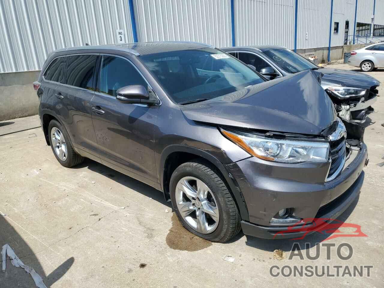 TOYOTA HIGHLANDER 2015 - 5TDDKRFH8FS153776