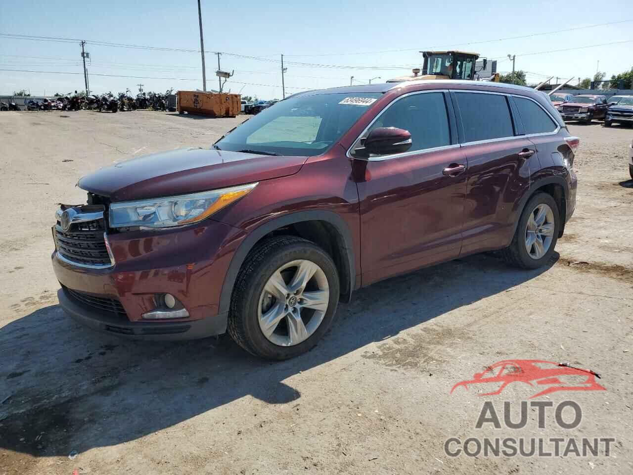 TOYOTA HIGHLANDER 2016 - 5TDDKRFH9GS321748