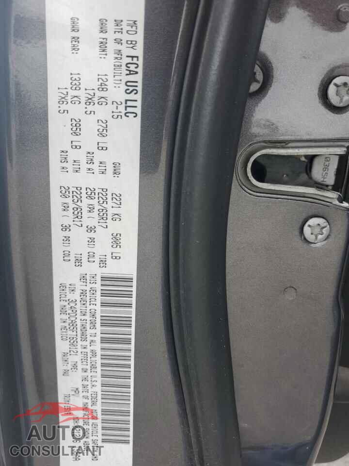 DODGE JOURNEY 2015 - 3C4PDCAB5FT650121
