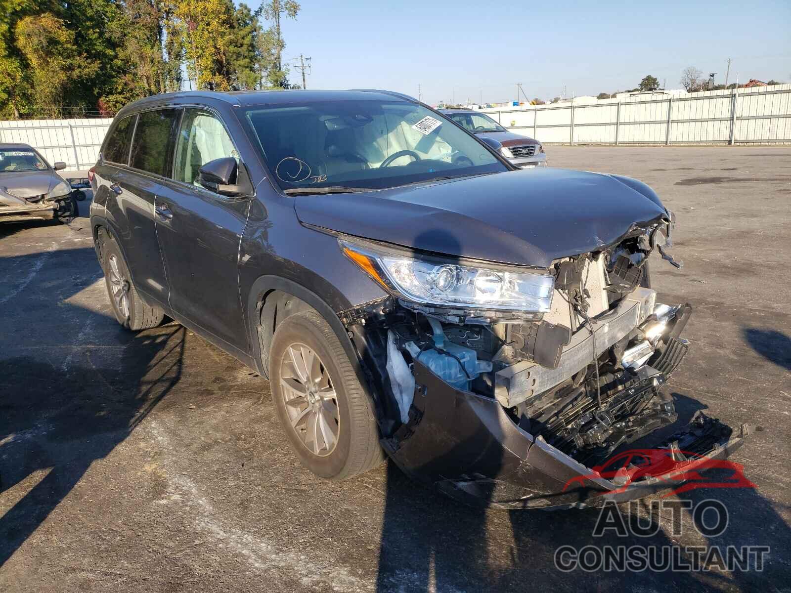 TOYOTA HIGHLANDER 2018 - 5TDKZRFHXJS534203