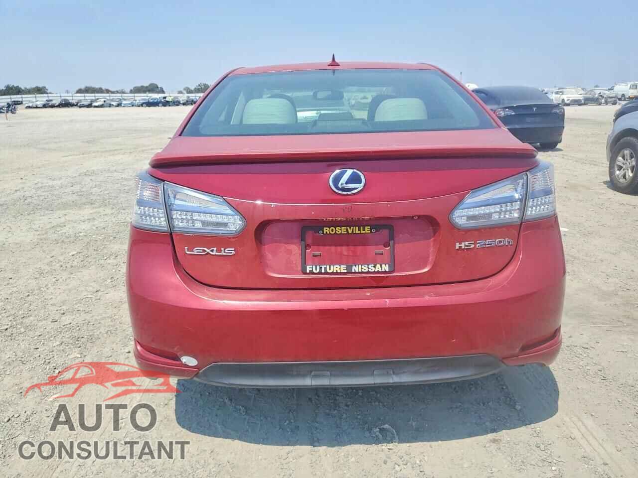 LEXUS HS 2010 - JTHBB1BA6A2022359