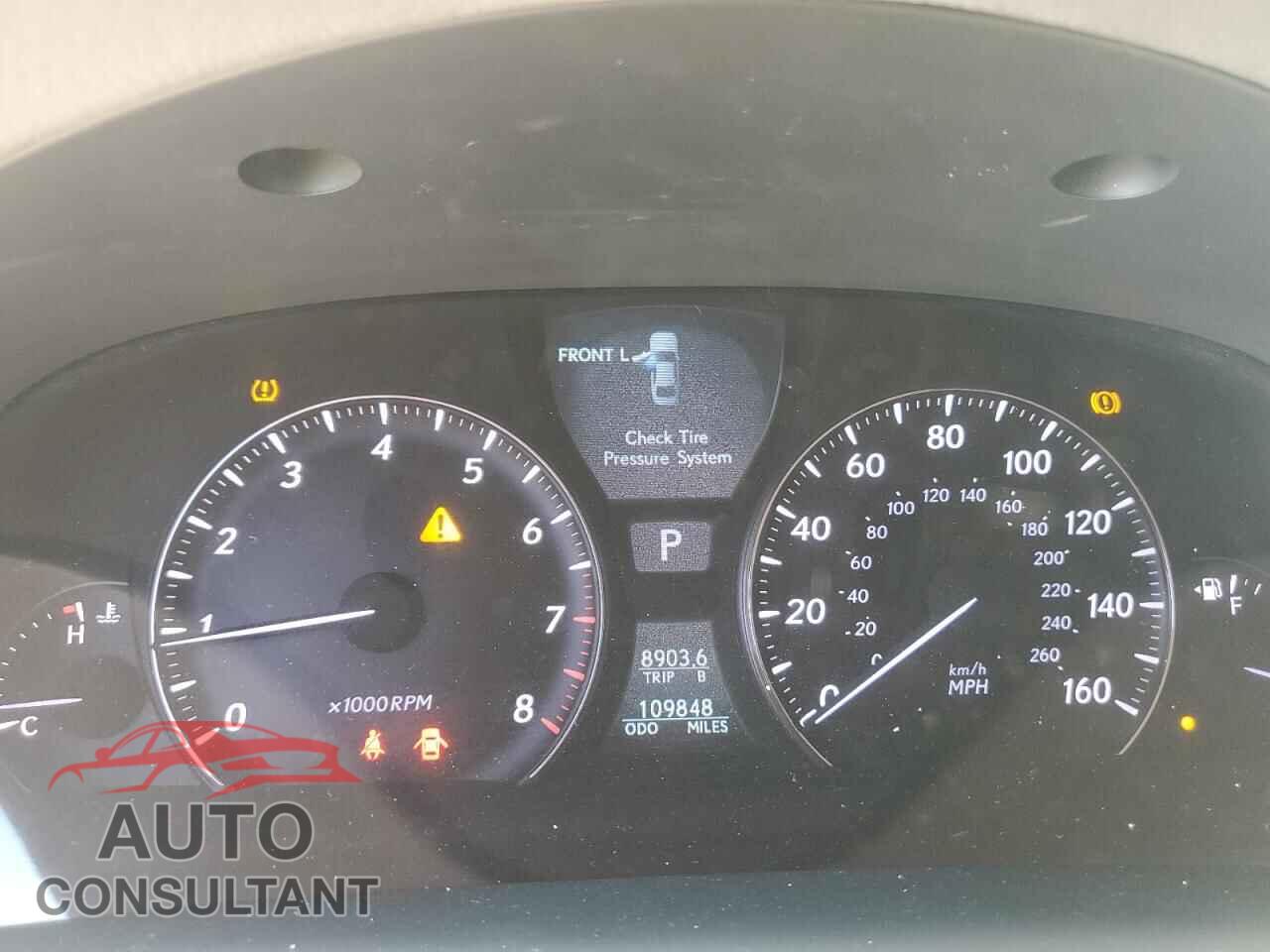 LEXUS LS460 2009 - JTHBL46F295091256