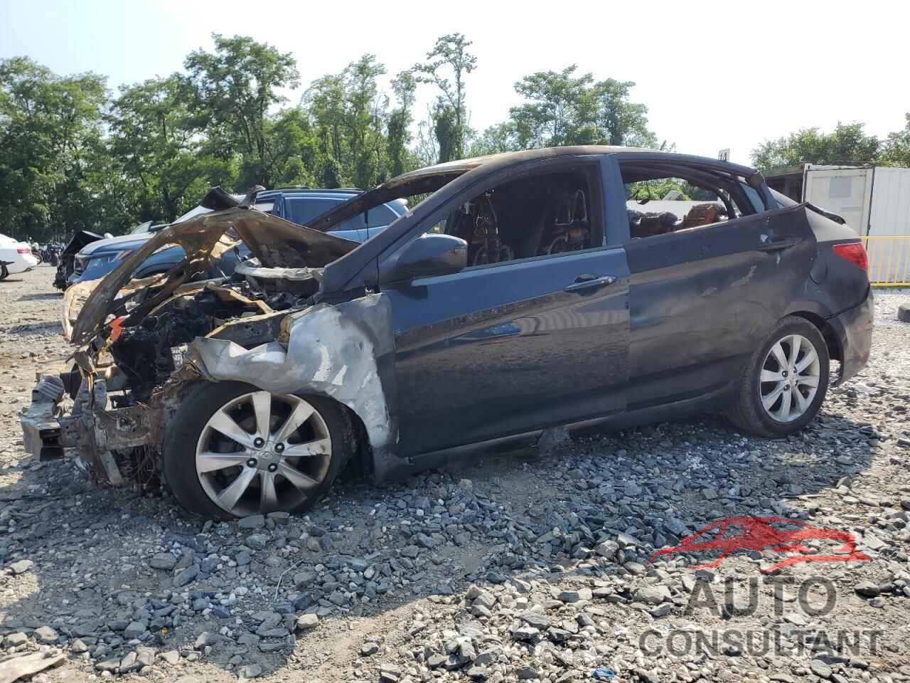 HYUNDAI ACCENT 2012 - KMHCU4AE6CU179799
