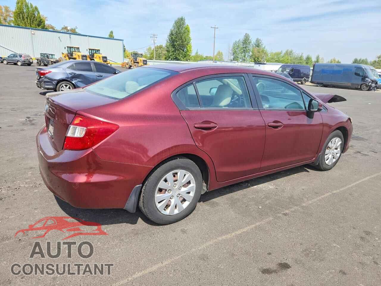 HONDA CIVIC 2012 - 2HGFB2F54CH585380