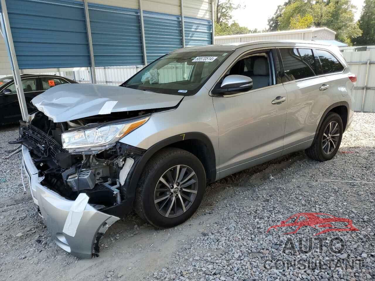 TOYOTA HIGHLANDER 2018 - 5TDKZRFH9JS545838