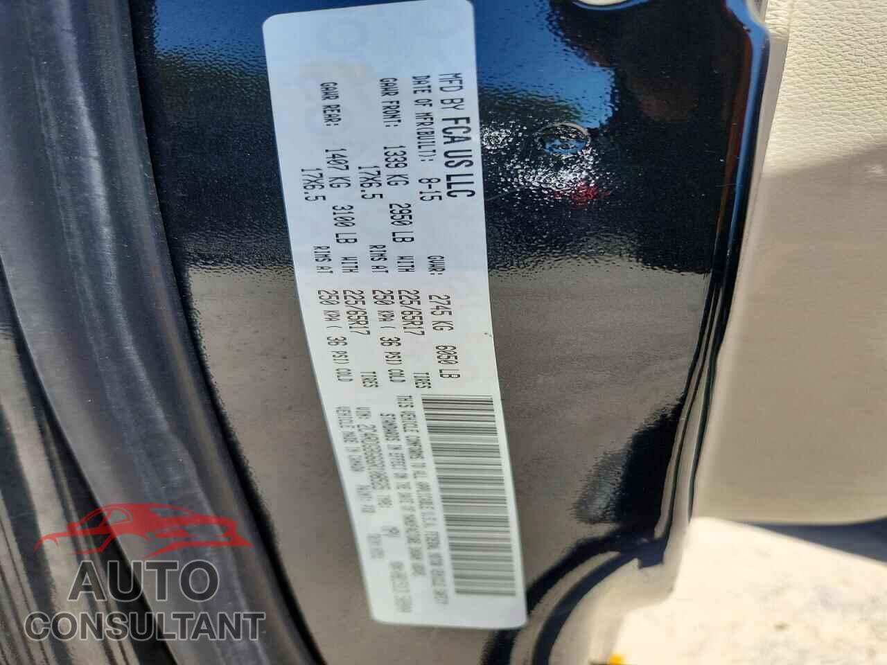 DODGE CARAVAN 2016 - 2C4RDGBG6GR108525