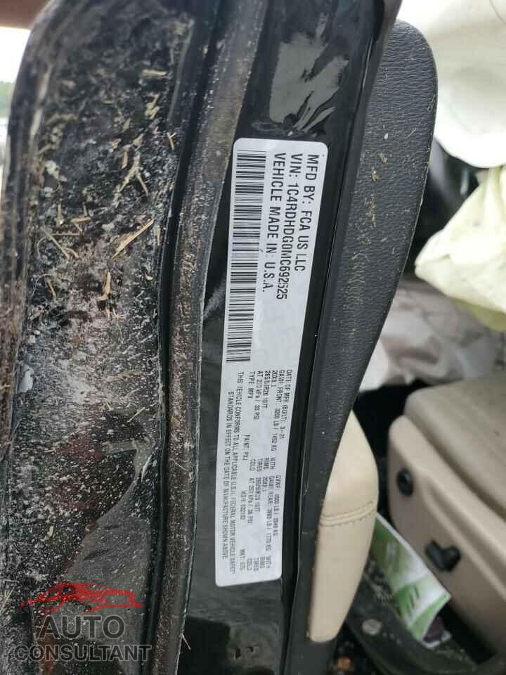 DODGE DURANGO 2021 - 1C4RDHDG0MC692525