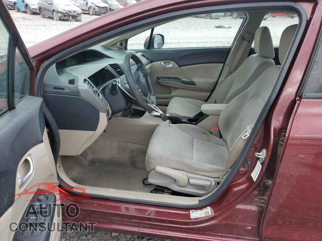 HONDA CIVIC 2012 - 2HGFB2F86CH507001