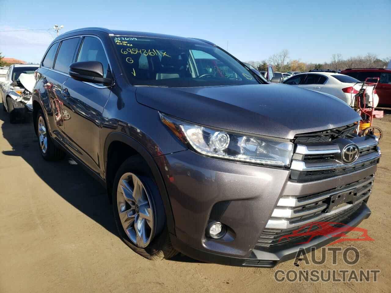 TOYOTA HIGHLANDER 2019 - 5TDDZRFH0KS718009