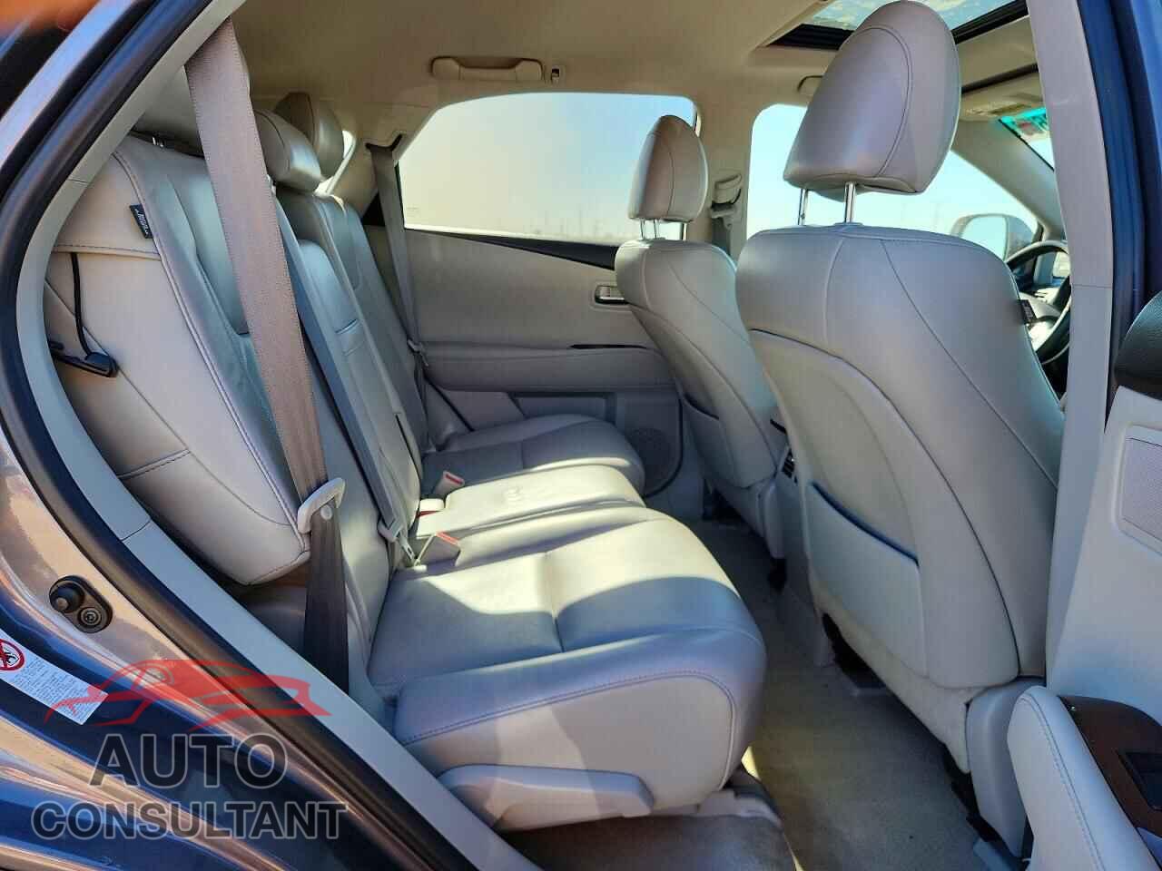 LEXUS RX350 2012 - 2T2BK1BA6CC144589