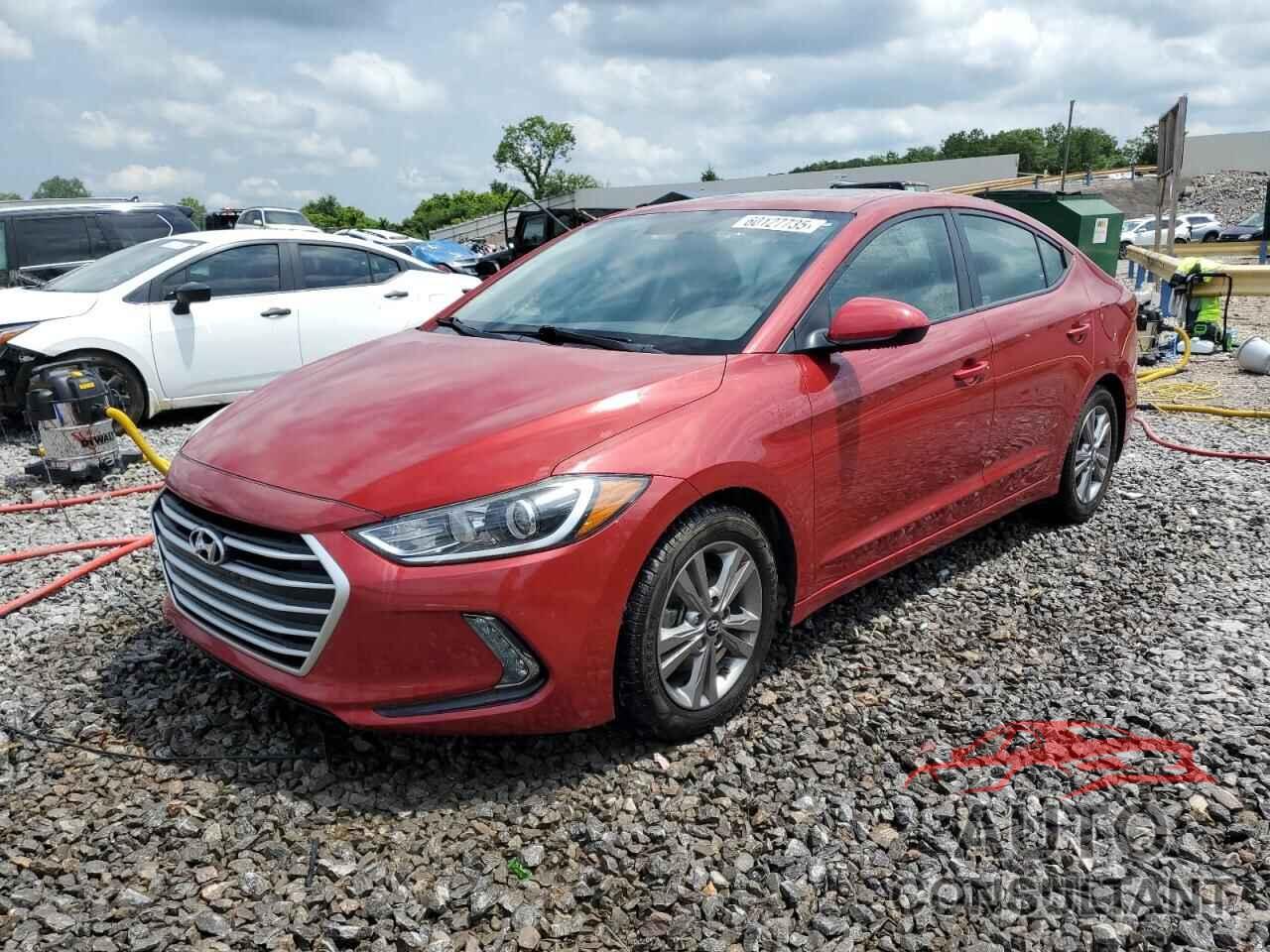 HYUNDAI ELANTRA 2017 - KMHD84LF4HU377075