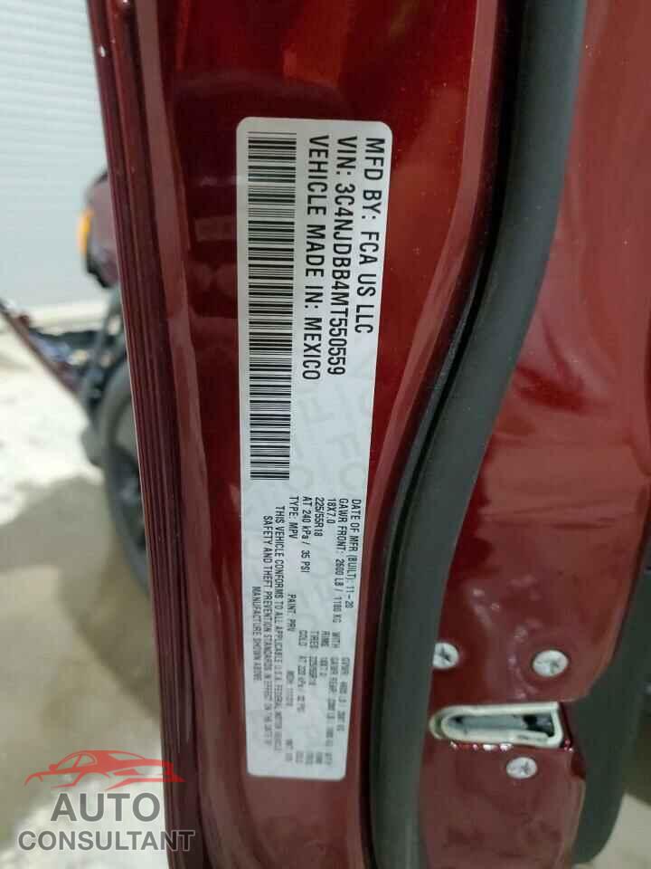 JEEP COMPASS 2021 - 3C4NJDBB4MT550559
