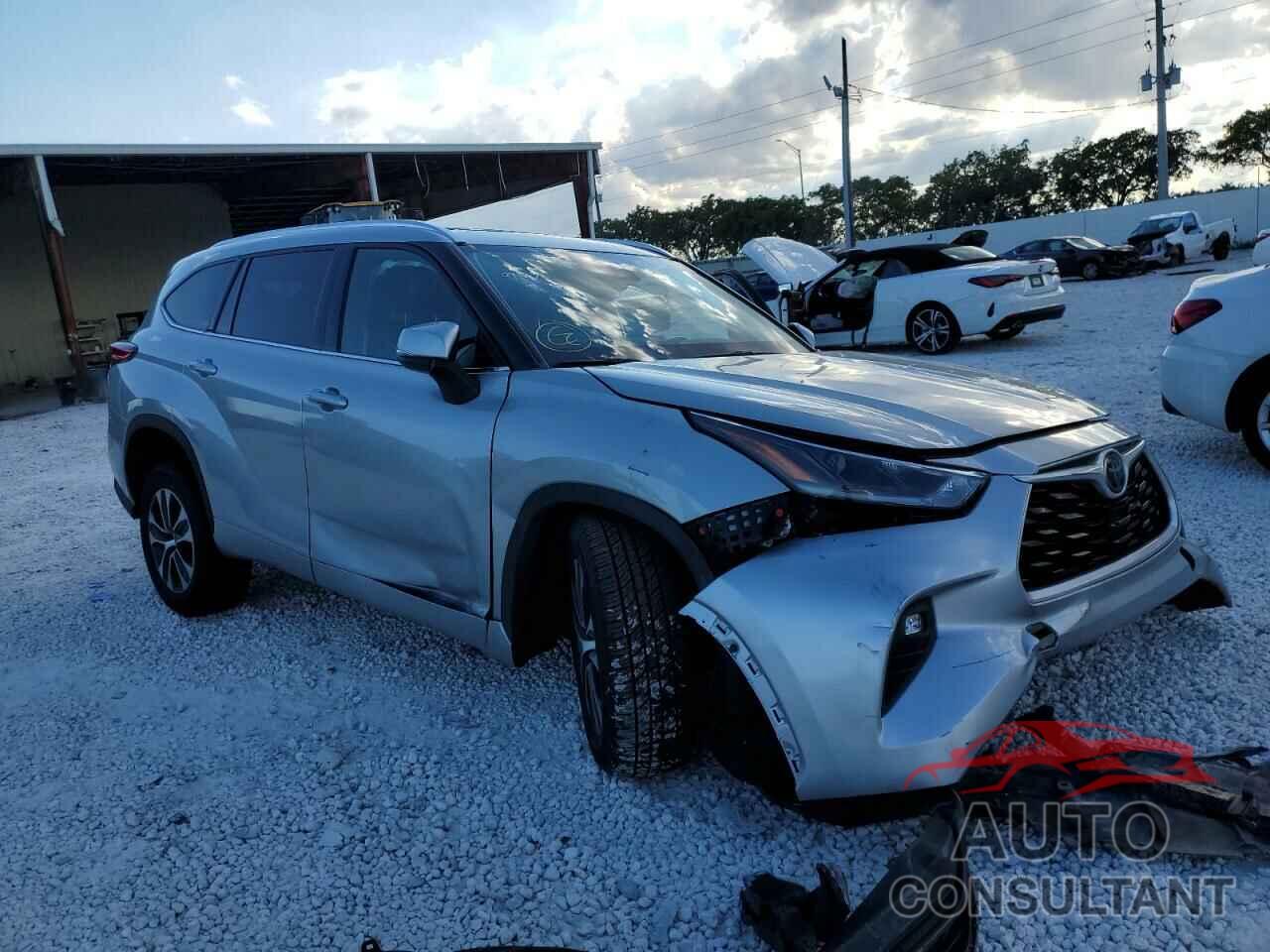 TOYOTA HIGHLANDER 2021 - 5TDGZRAH3MS060273