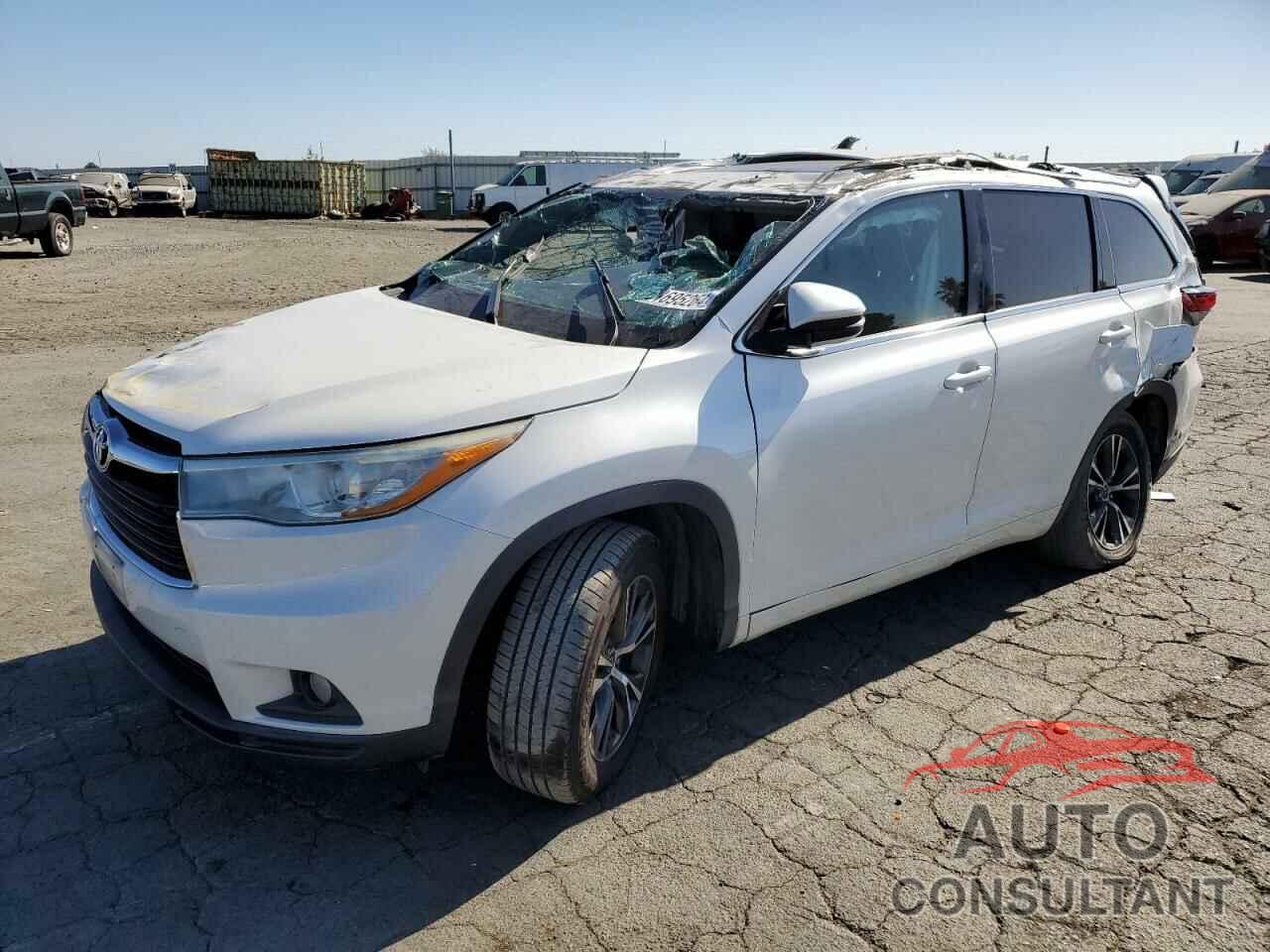 TOYOTA HIGHLANDER 2016 - 5TDKKRFH4GS180417