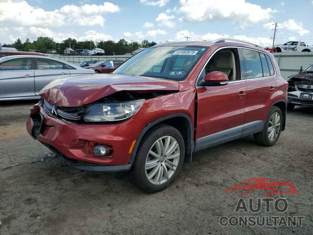 VOLKSWAGEN TIGUAN 2014 - WVGBV3AX8EW109071