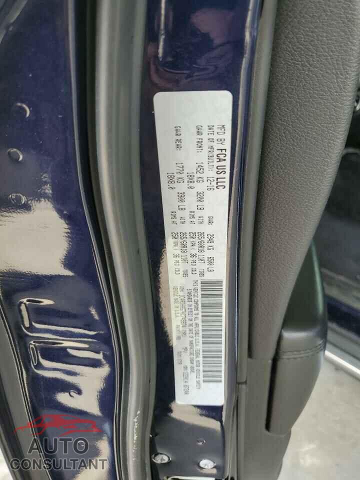 DODGE DURANGO 2017 - 1C4RDHAG7HC745974