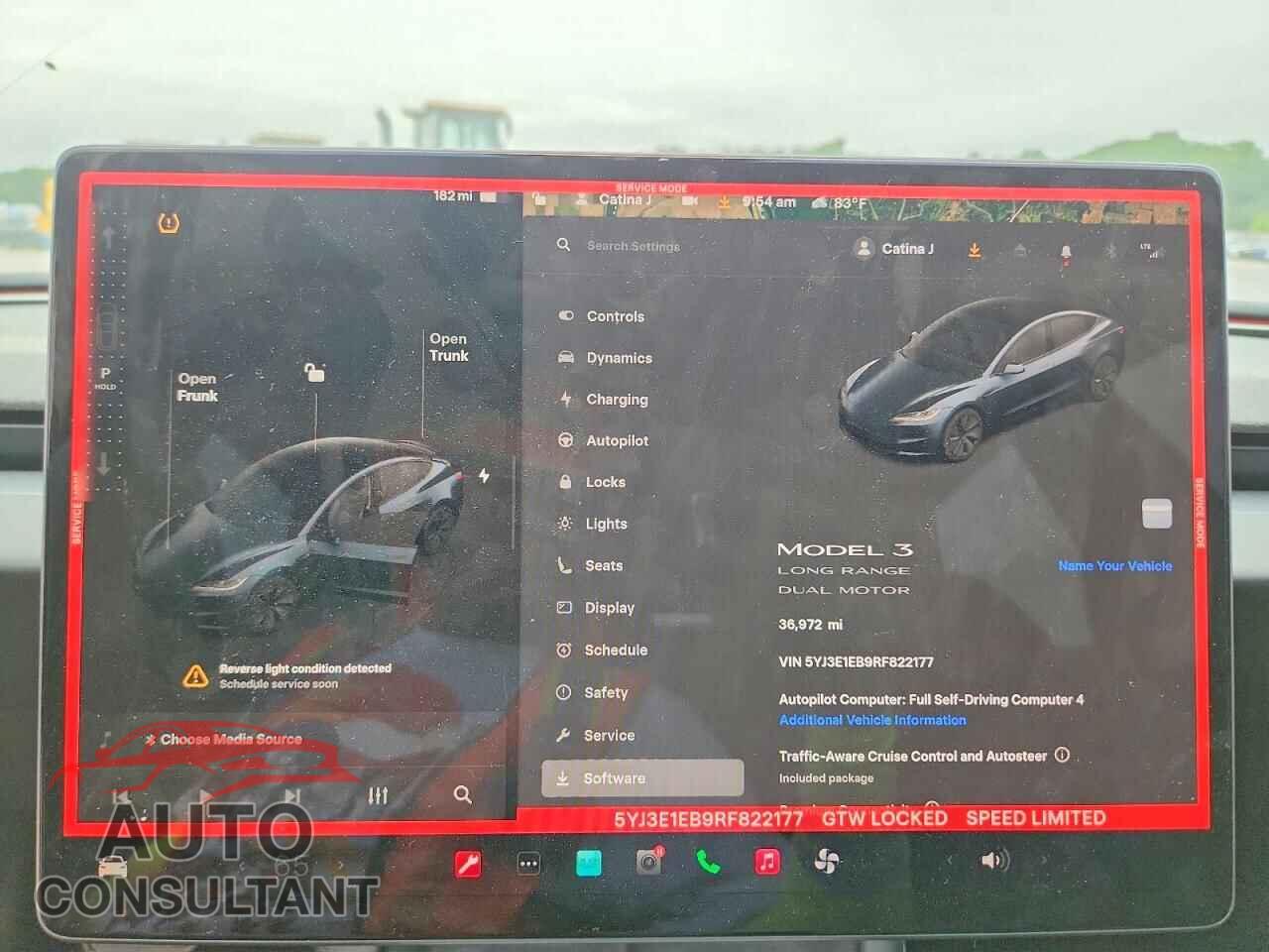 TESLA MODEL 3 2024 - 5YJ3E1EB9RF822177
