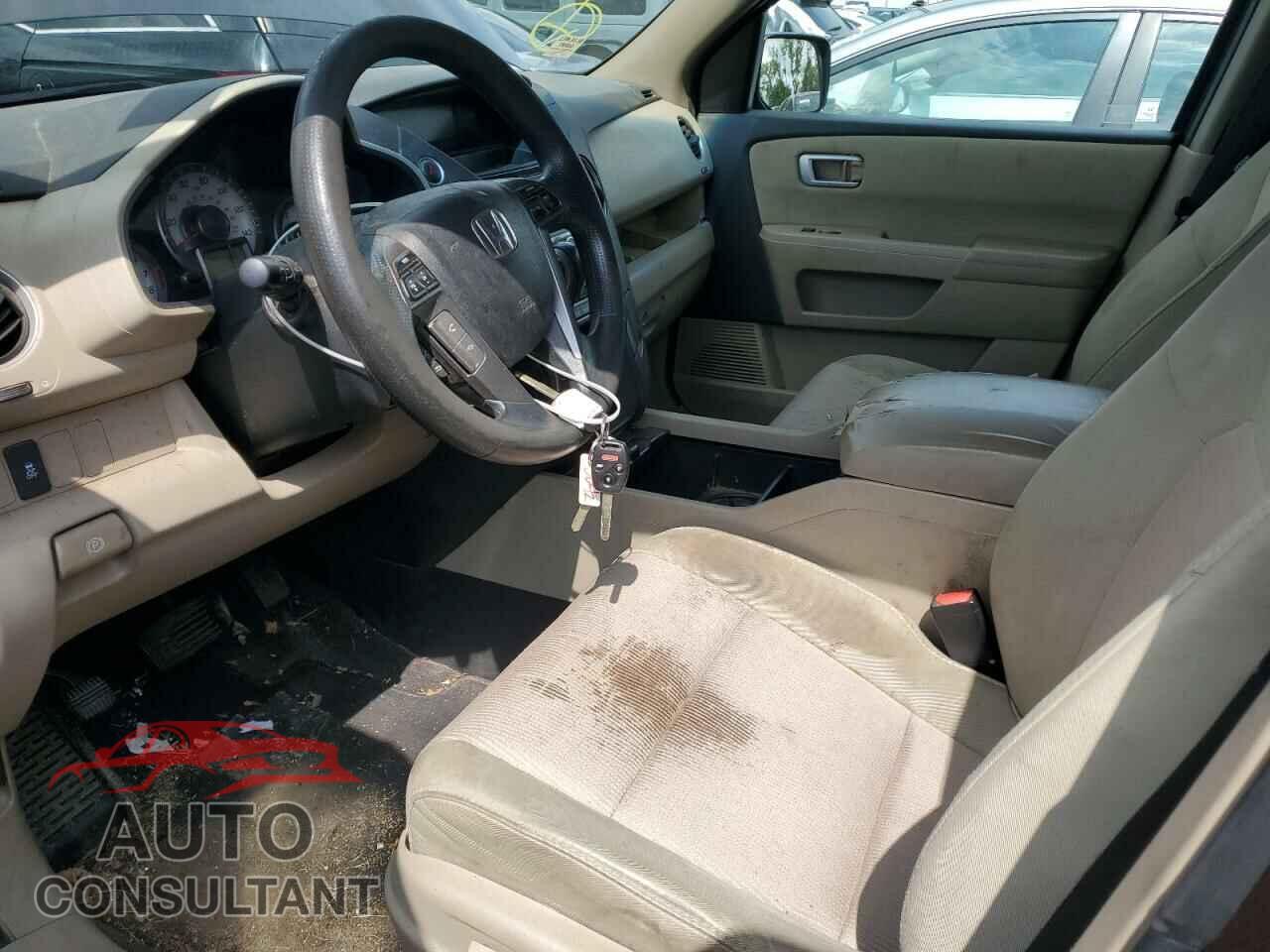 HONDA PILOT 2012 - 5FNYF4H4XCB003042