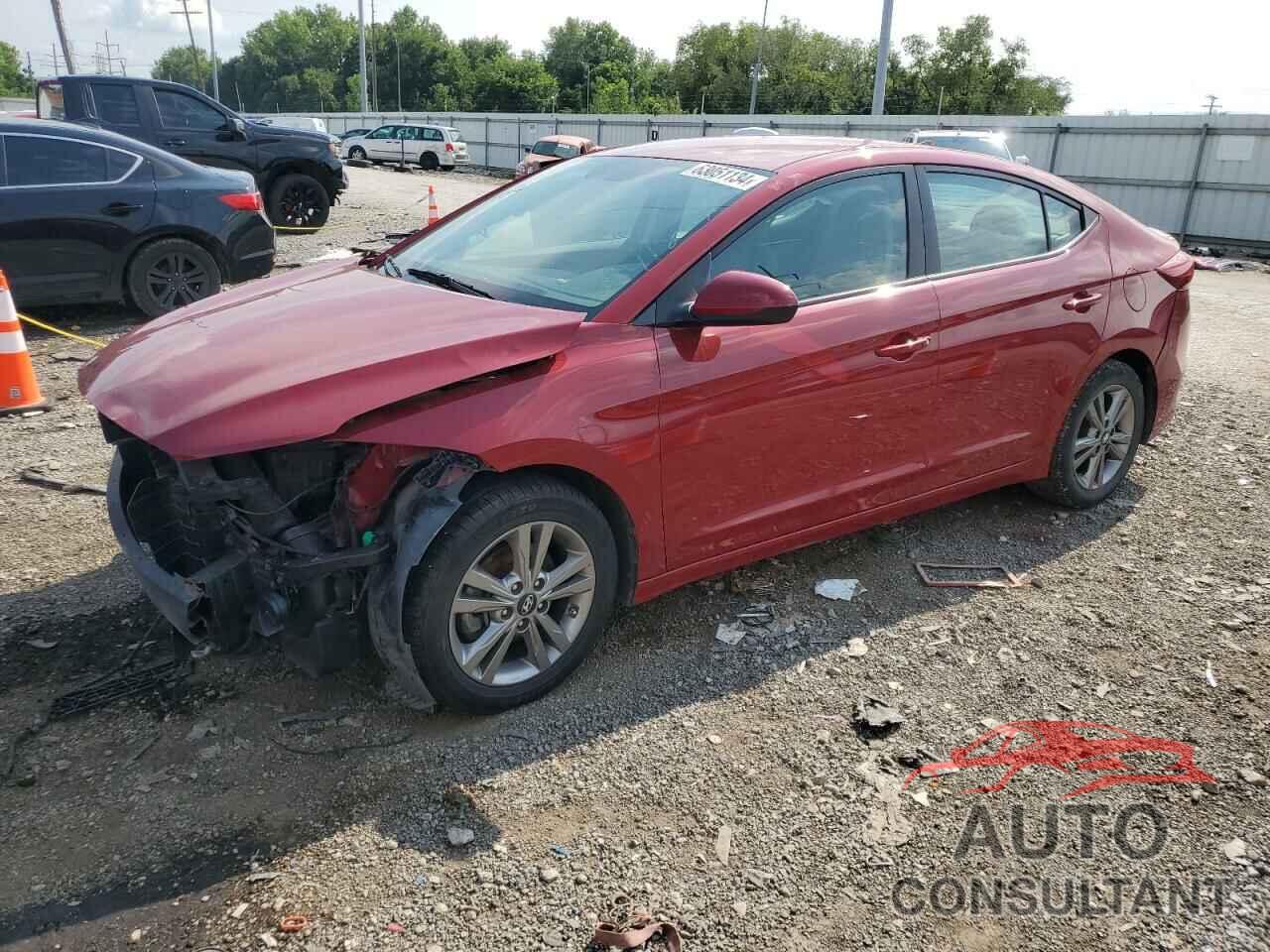 HYUNDAI ELANTRA 2017 - KMHD84LF5HU141809