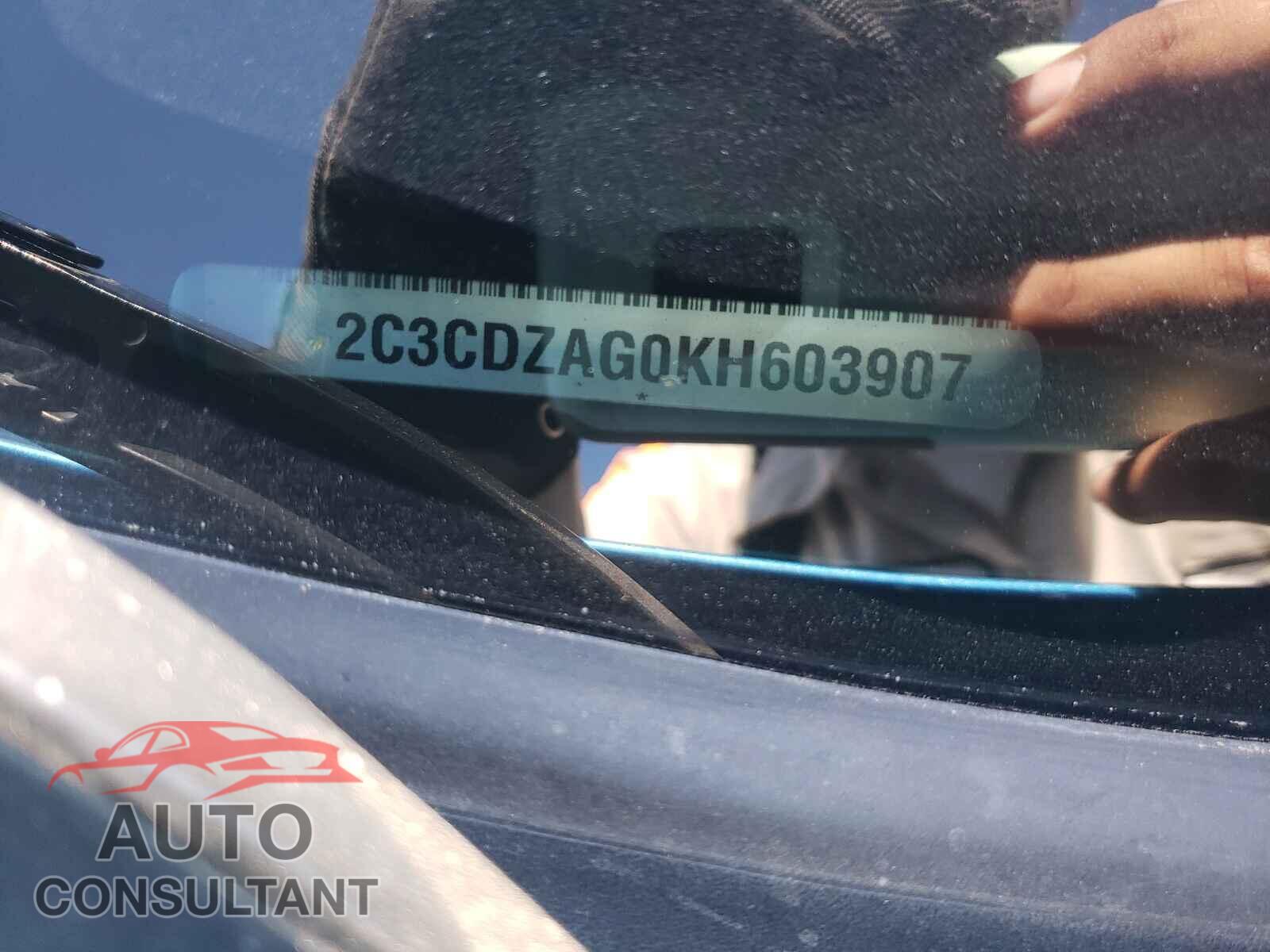 DODGE CHALLENGER 2019 - 2C3CDZAG0KH603907