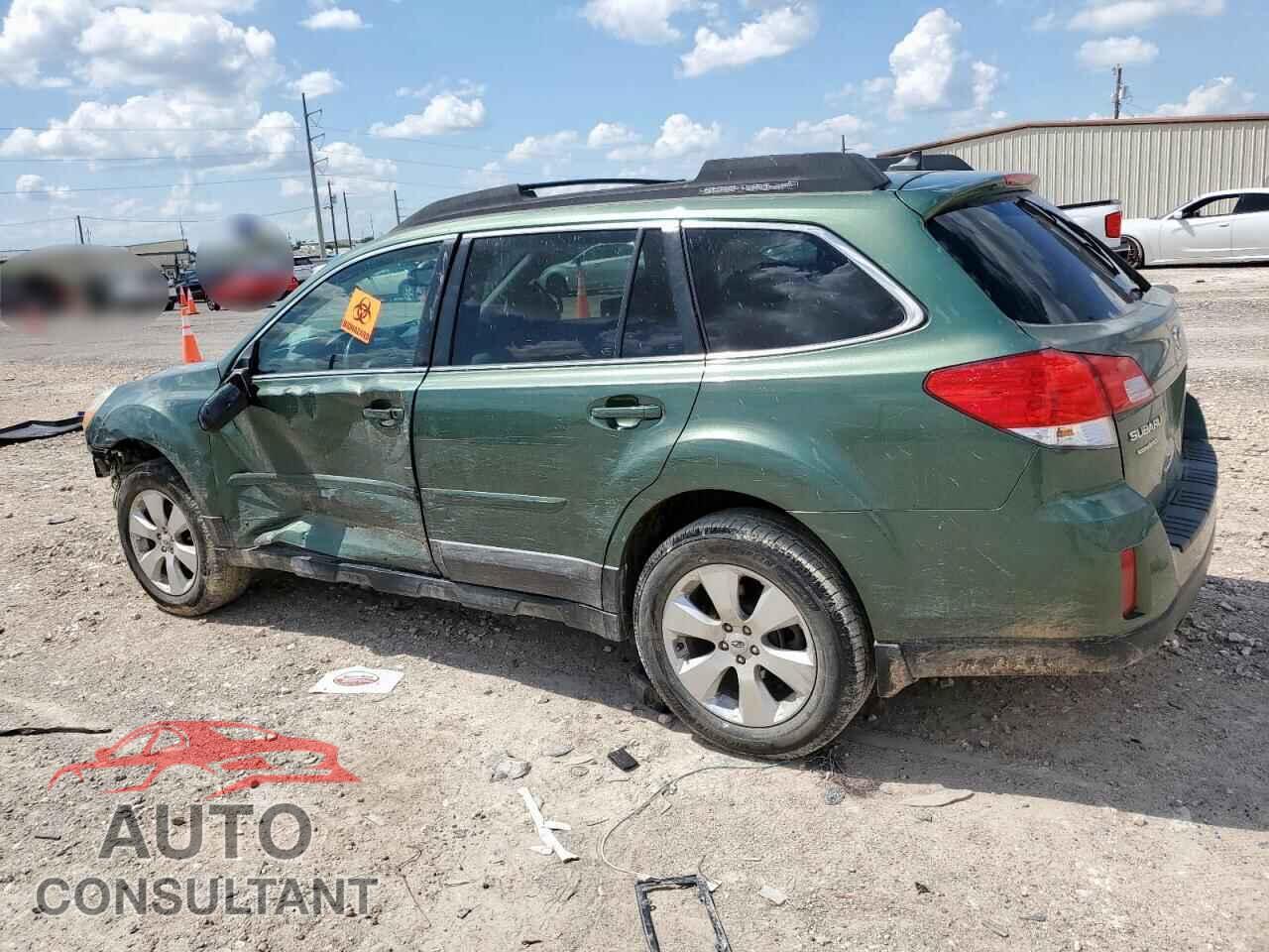 SUBARU OUTBACK 2012 - 4S4BRCKC4C3289518