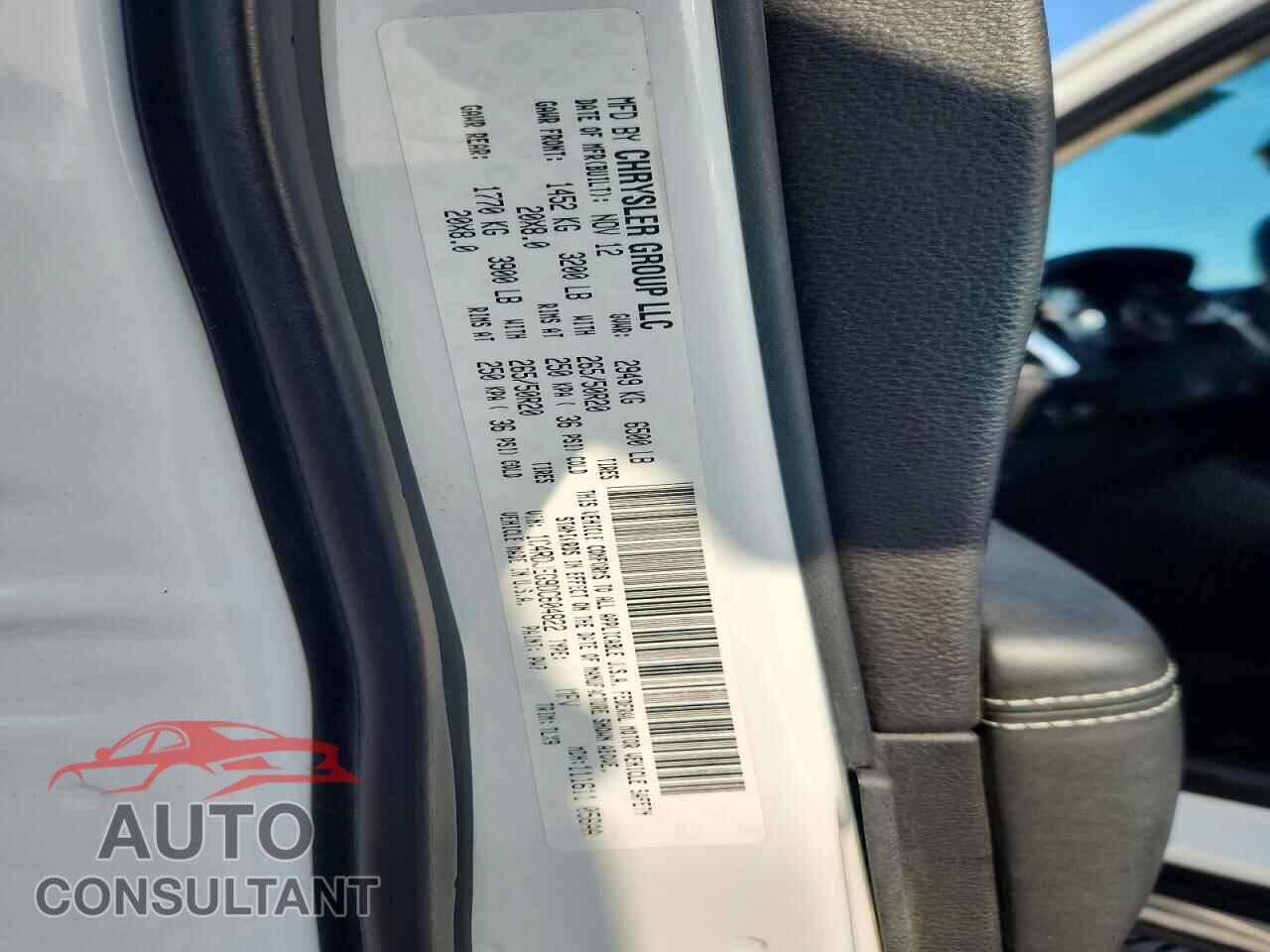 DODGE DURANGO 2013 - 1C4RDJEG9DC604822