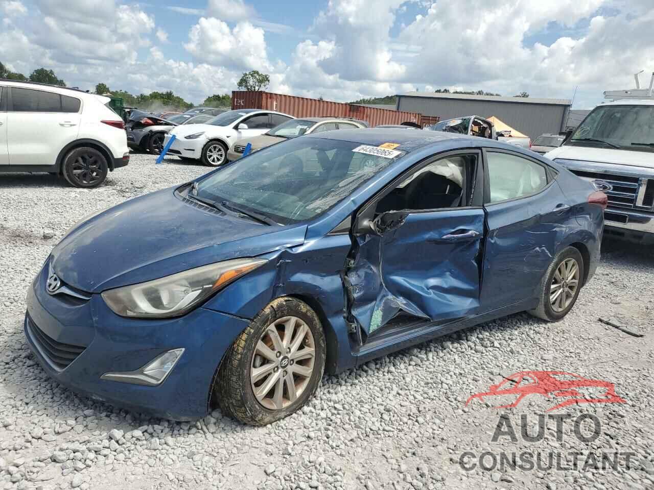 HYUNDAI ELANTRA 2015 - KMHDH4AE5FU358476
