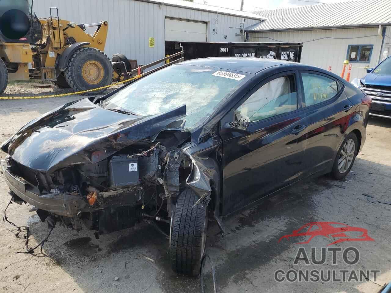 HYUNDAI ELANTRA 2014 - KMHDH4AEXEU090572
