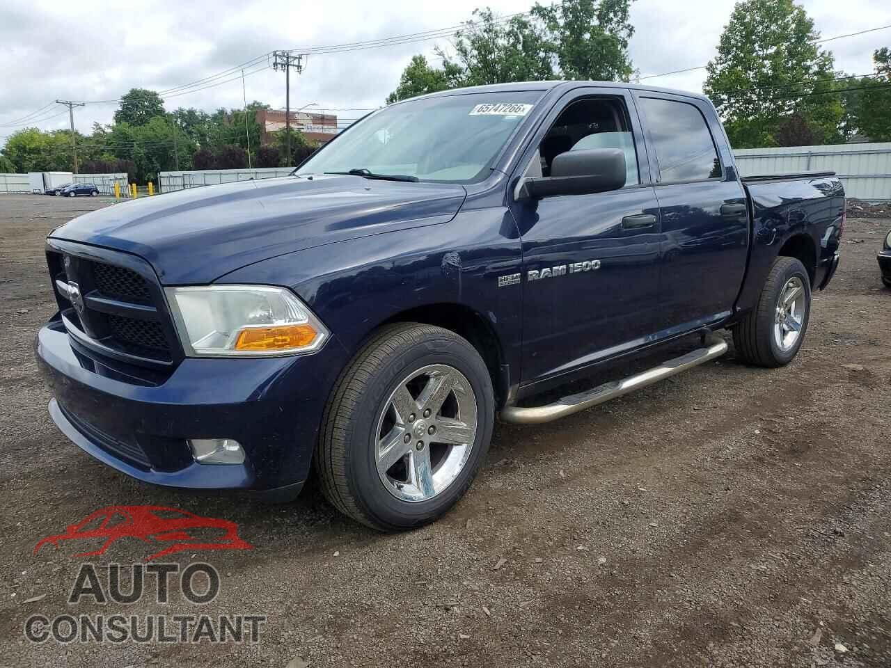 DODGE RAM 1500 2012 - 1C6RD7KT9CS244533
