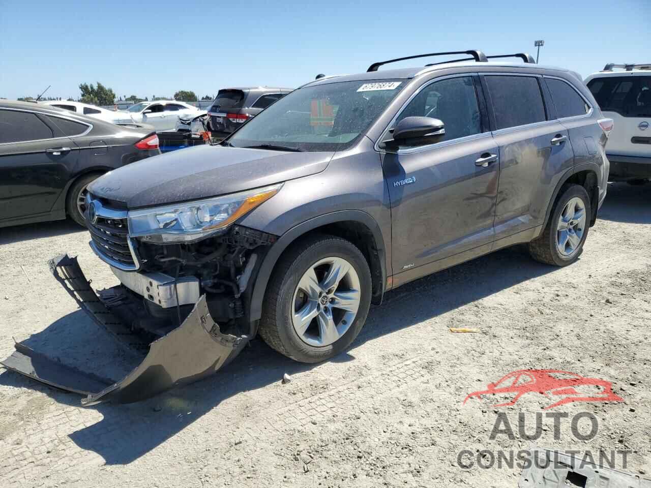 TOYOTA HIGHLANDER 2016 - 5TDDCRFH3GS016937