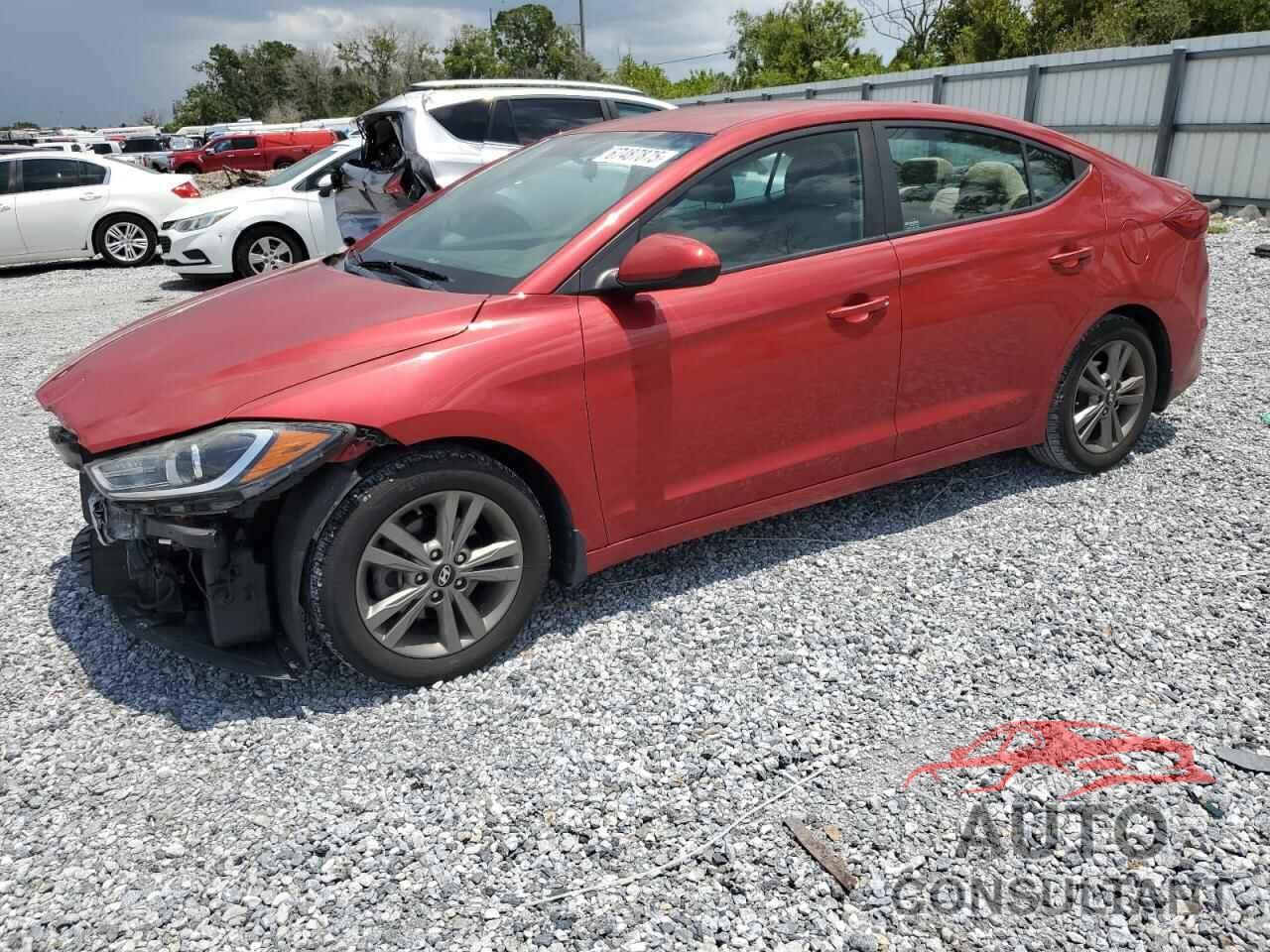 HYUNDAI ELANTRA 2018 - 5NPD84LF4JH357977