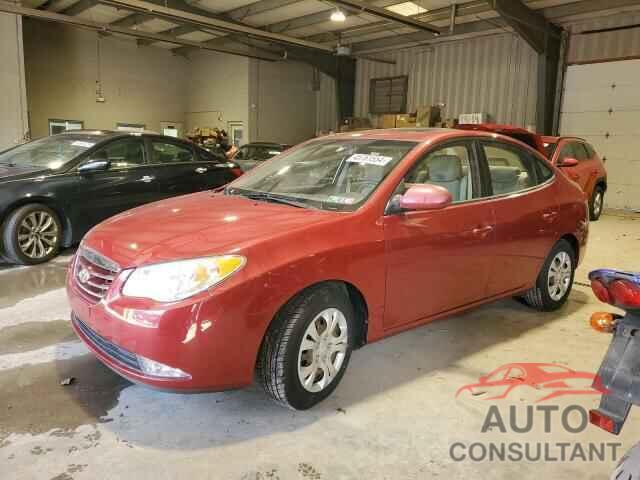 HYUNDAI ELANTRA 2010 - KMHDU4ADXAU082291