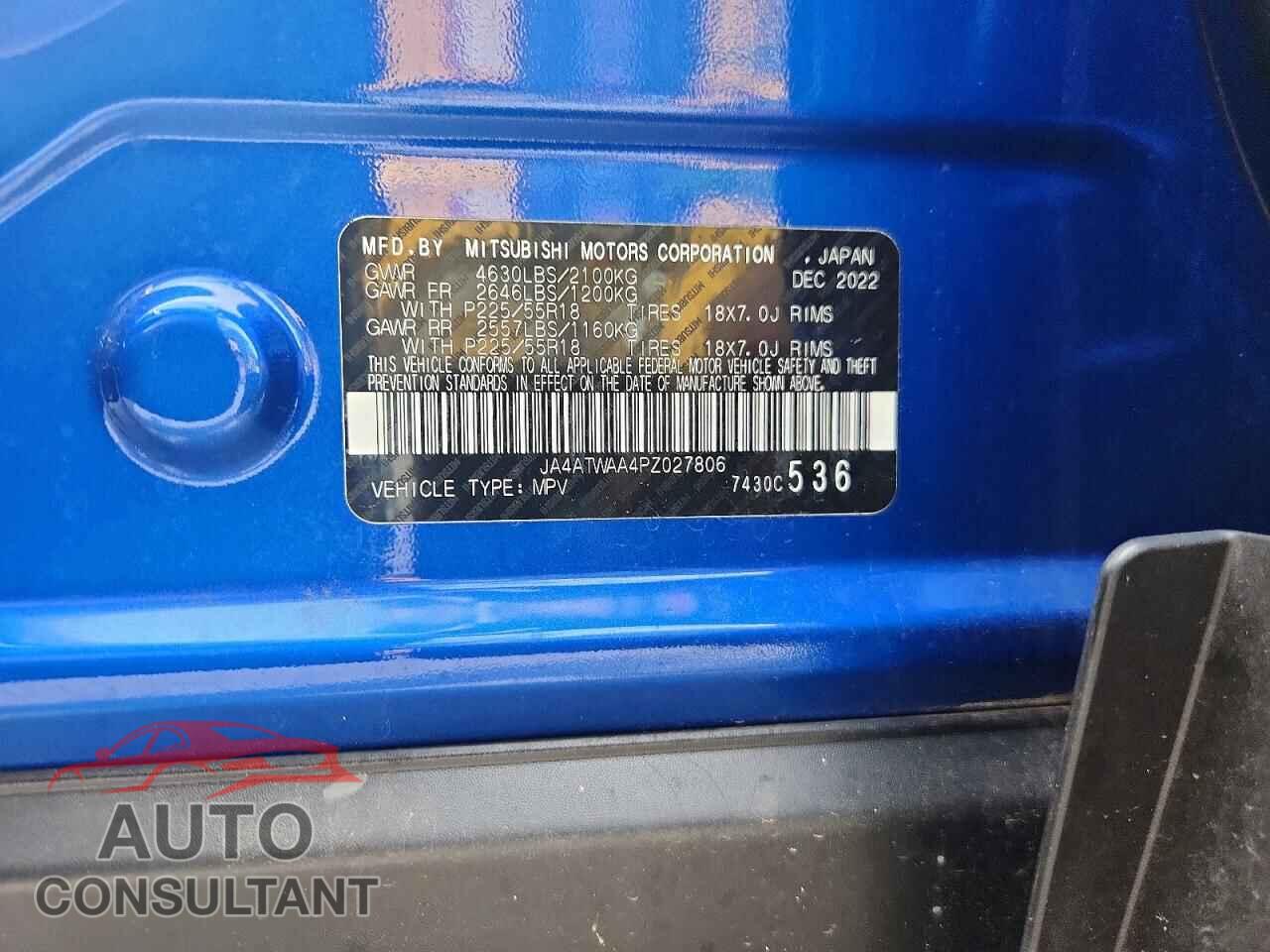 MITSUBISHI ECLIPSE 2023 - JA4ATWAA4PZ027806