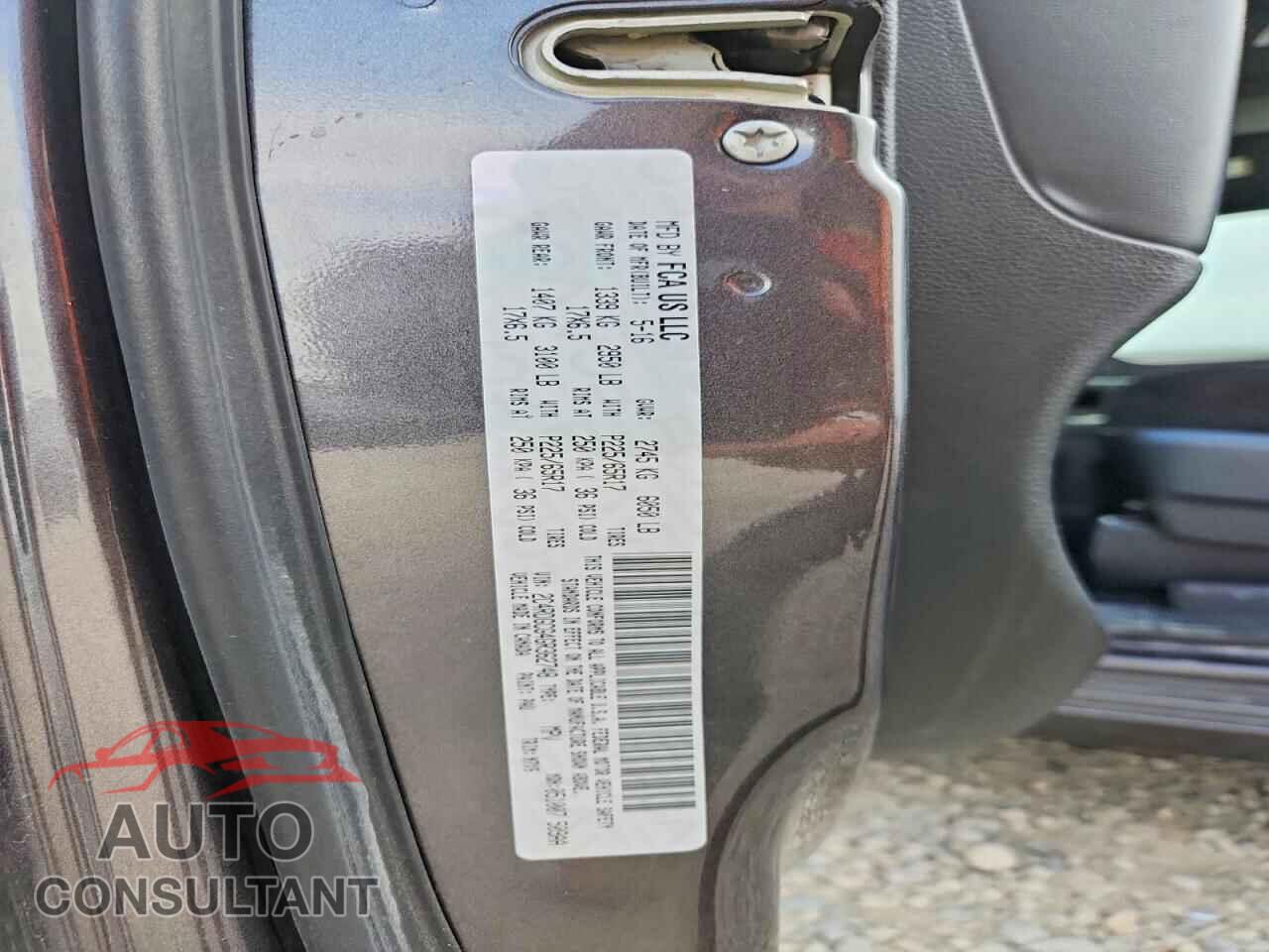 DODGE CARAVAN 2016 - 2C4RDGCG4GR362748