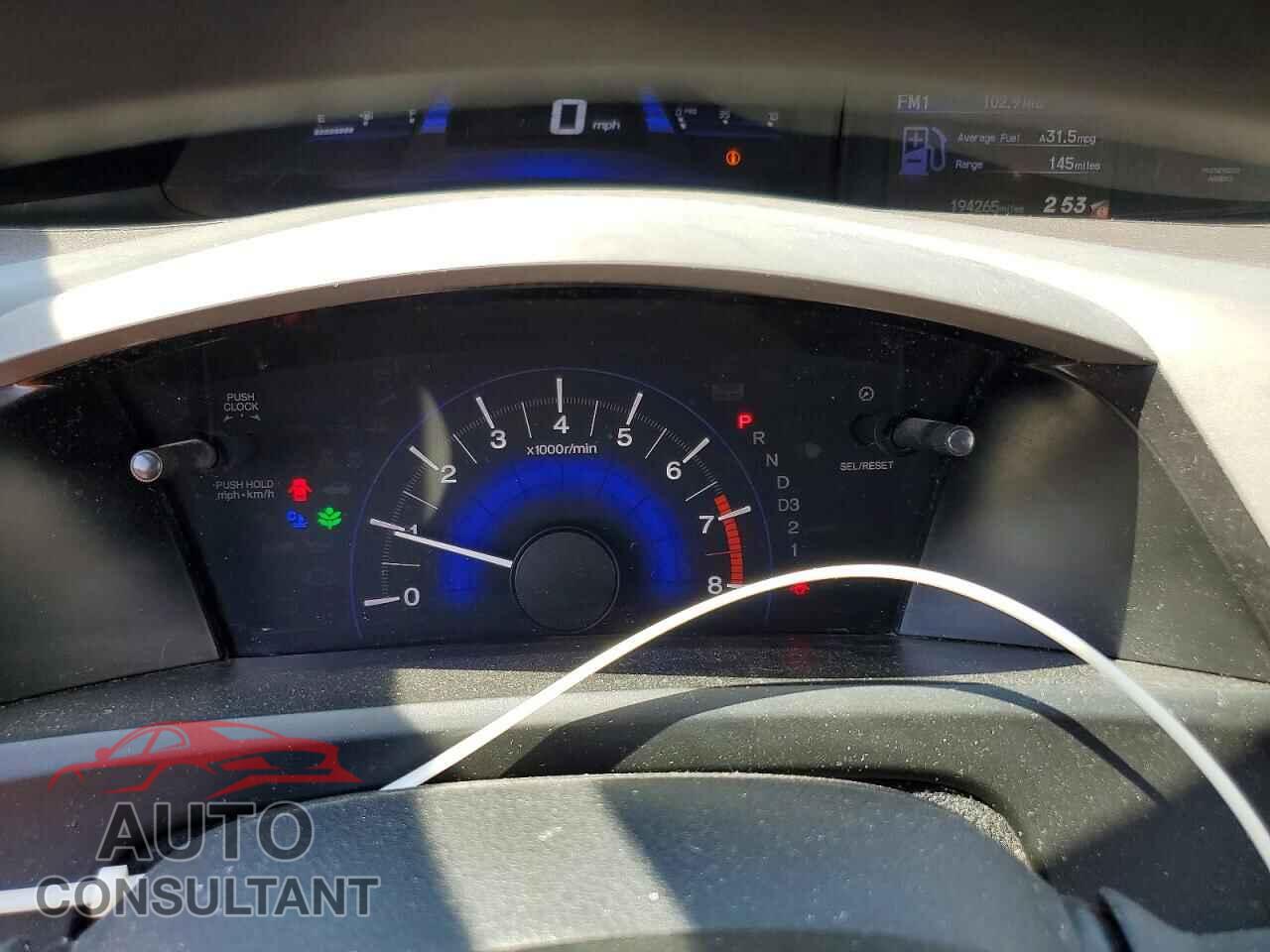 HONDA CIVIC 2012 - 19XFB2F51CE009613