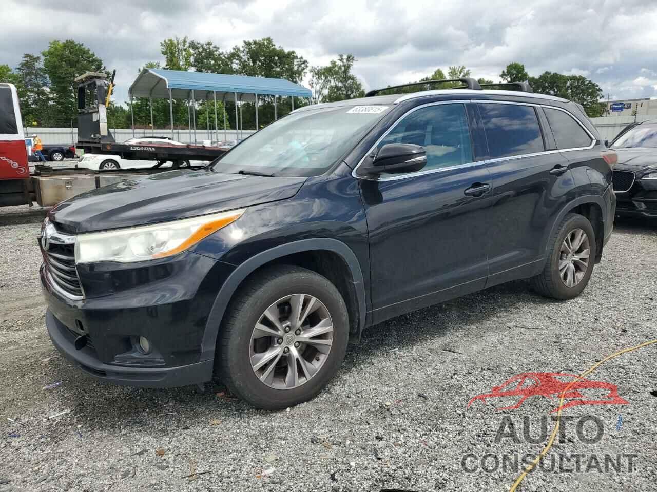 TOYOTA HIGHLANDER 2014 - 5TDJKRFH8ES069281