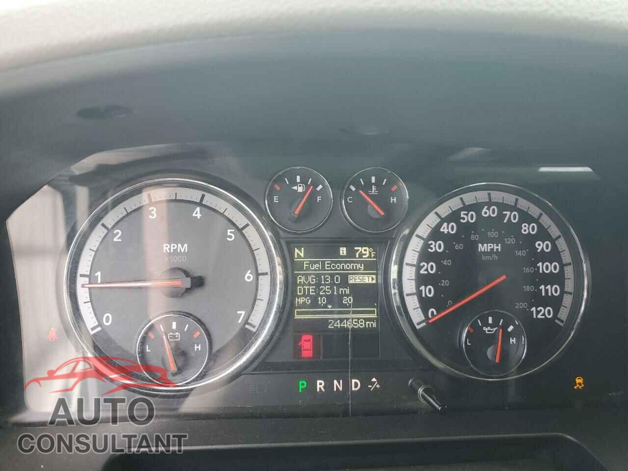 DODGE RAM 1500 2012 - 1C6RD7LT0CS137840