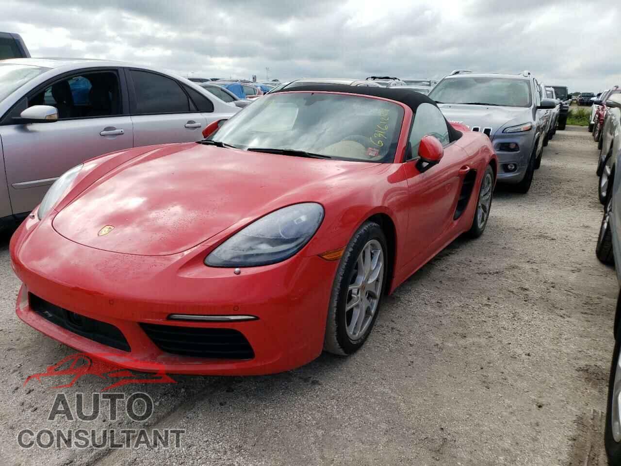PORSCHE BOXSTER 2017 - WP0CA2A88HS221436
