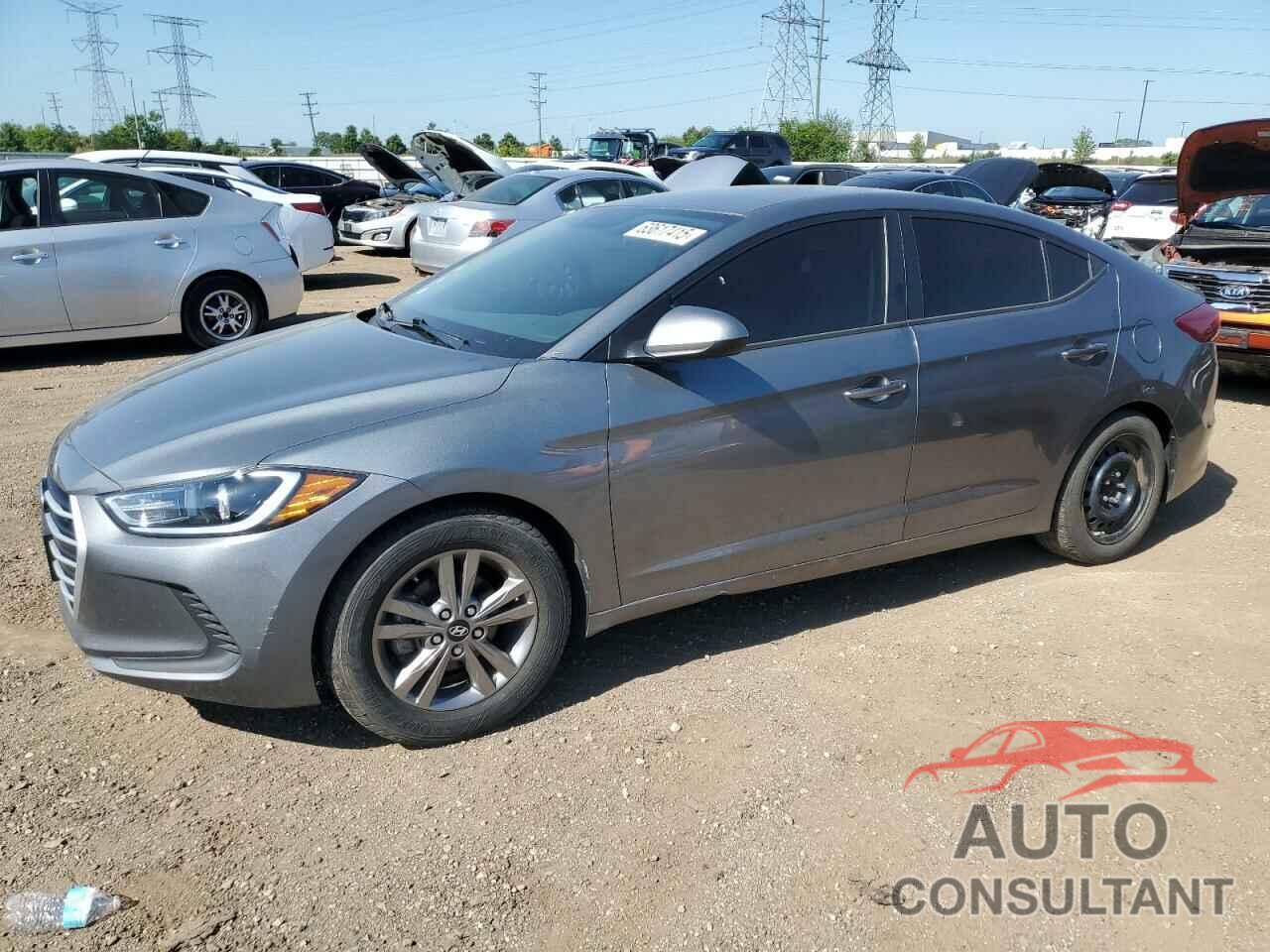 HYUNDAI ELANTRA 2018 - KMHD84LF9JU685090