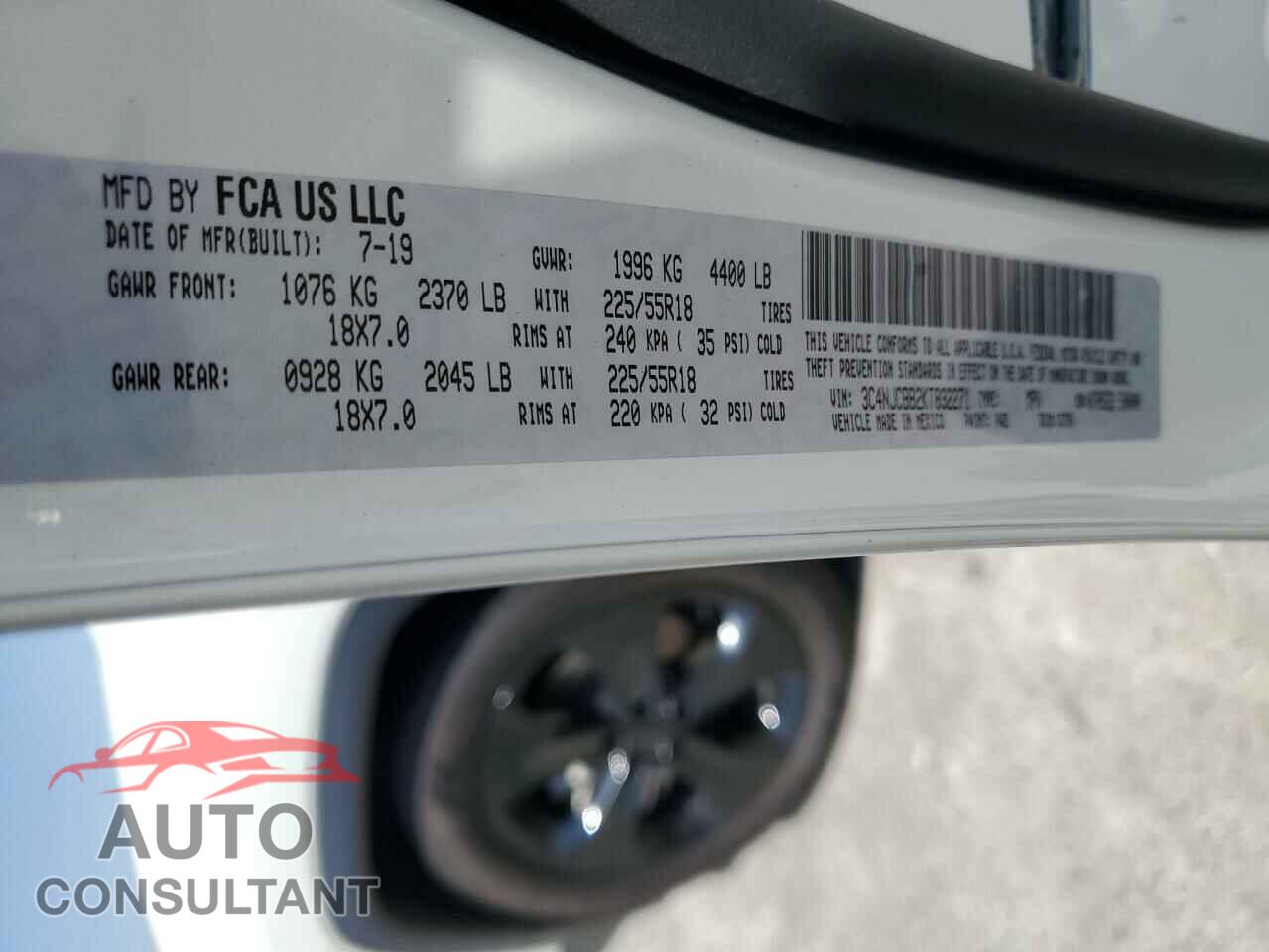 JEEP COMPASS 2019 - 3C4NJCBB2KT832271