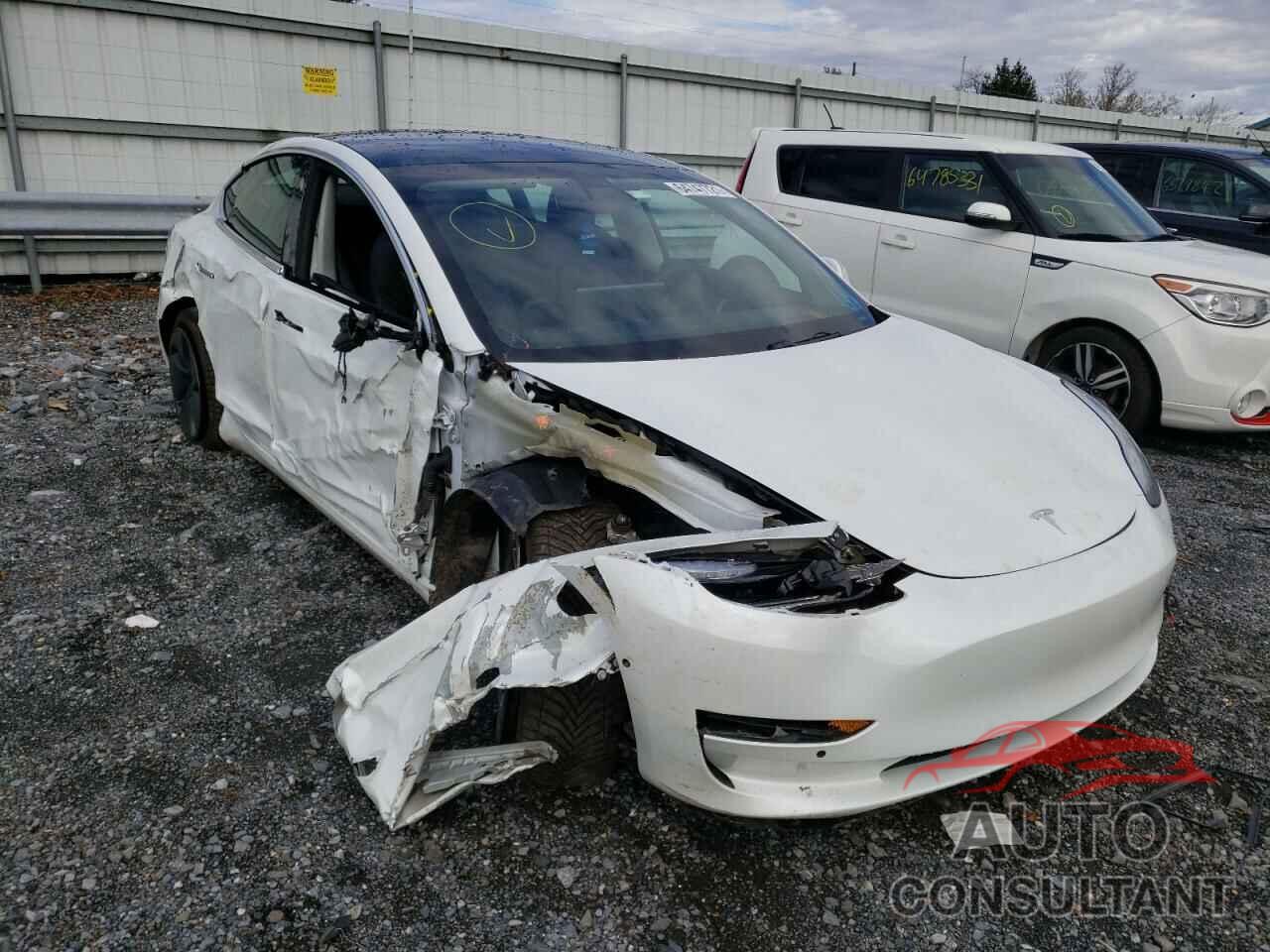 TESLA MODEL 3 2019 - 5YJ3E1EB3KF448090