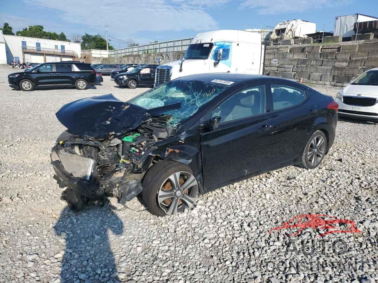 HYUNDAI ELANTRA 2013 - KMHDH4AE5DU649170