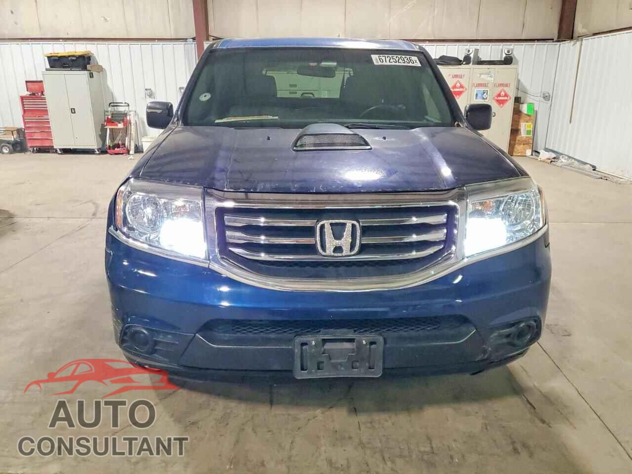 HONDA PILOT 2013 - 5FNYF4H2XDB008001