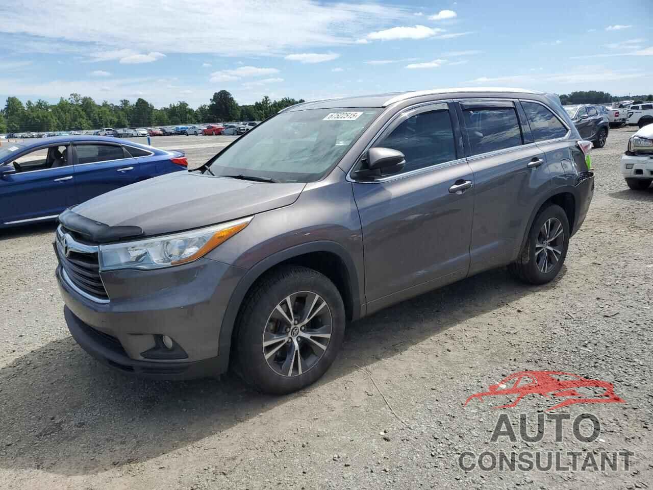 TOYOTA HIGHLANDER 2016 - 5TDKKRFH9GS158946