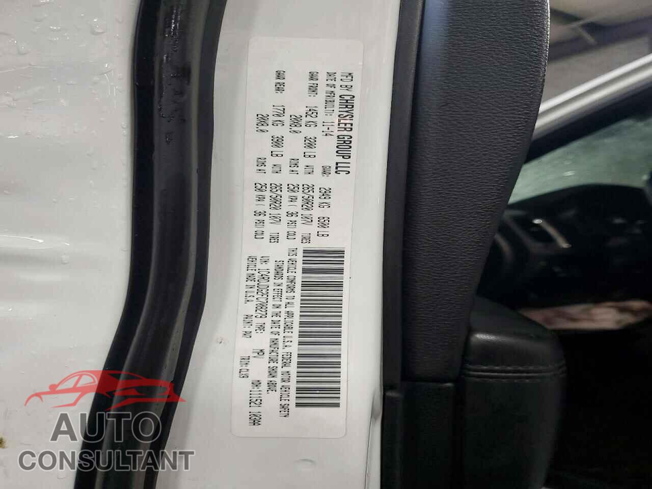 DODGE DURANGO 2015 - 1C4RDJDG2FC708279