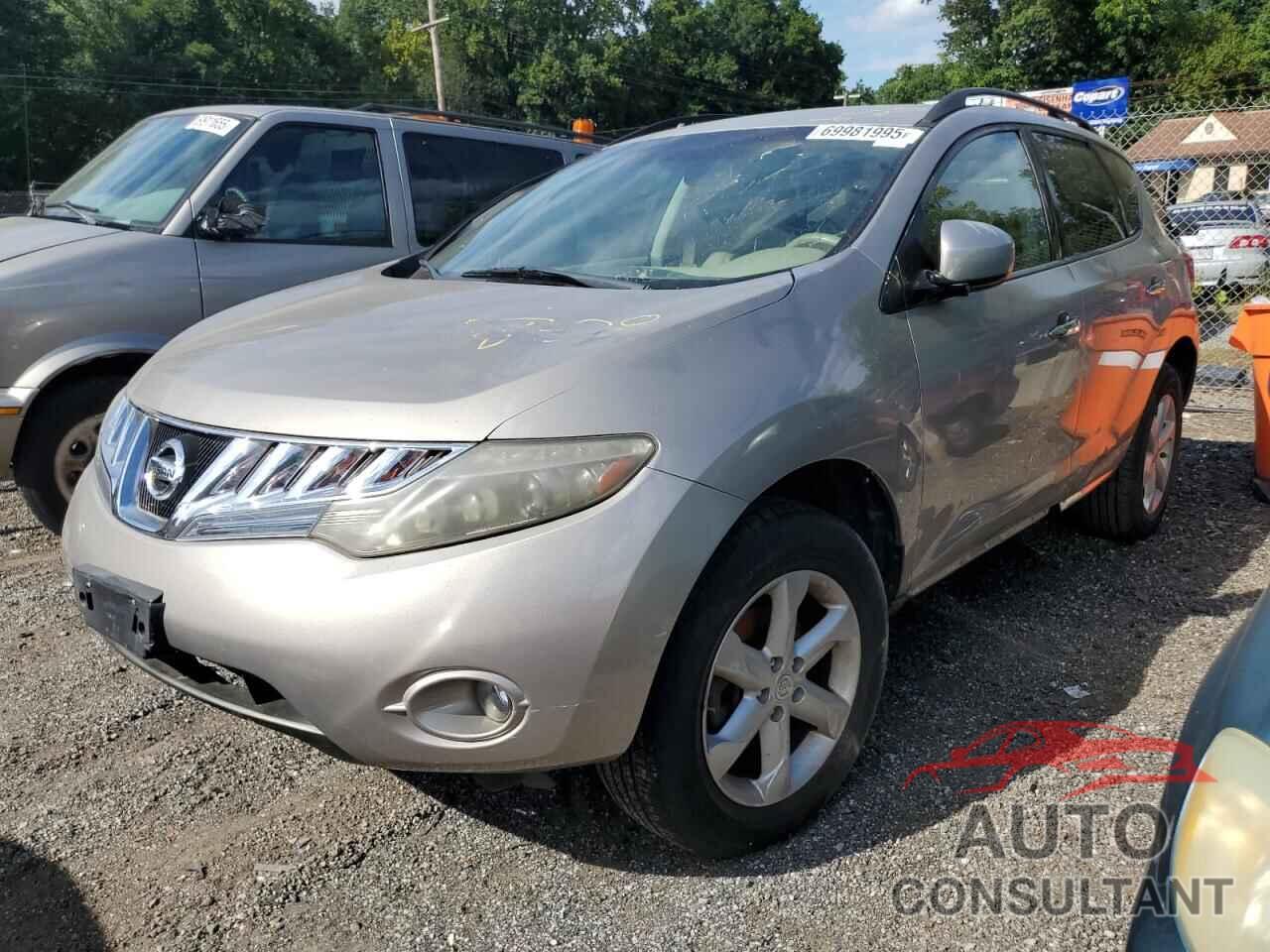 NISSAN MURANO 2010 - JN8AZ1MW6AW129569