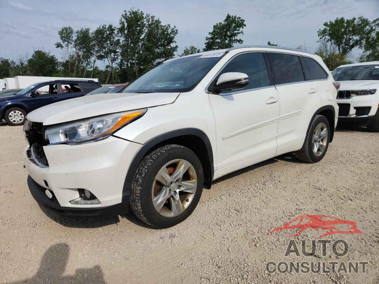 TOYOTA HIGHLANDER 2015 - 5TDDKRFH5FS139964