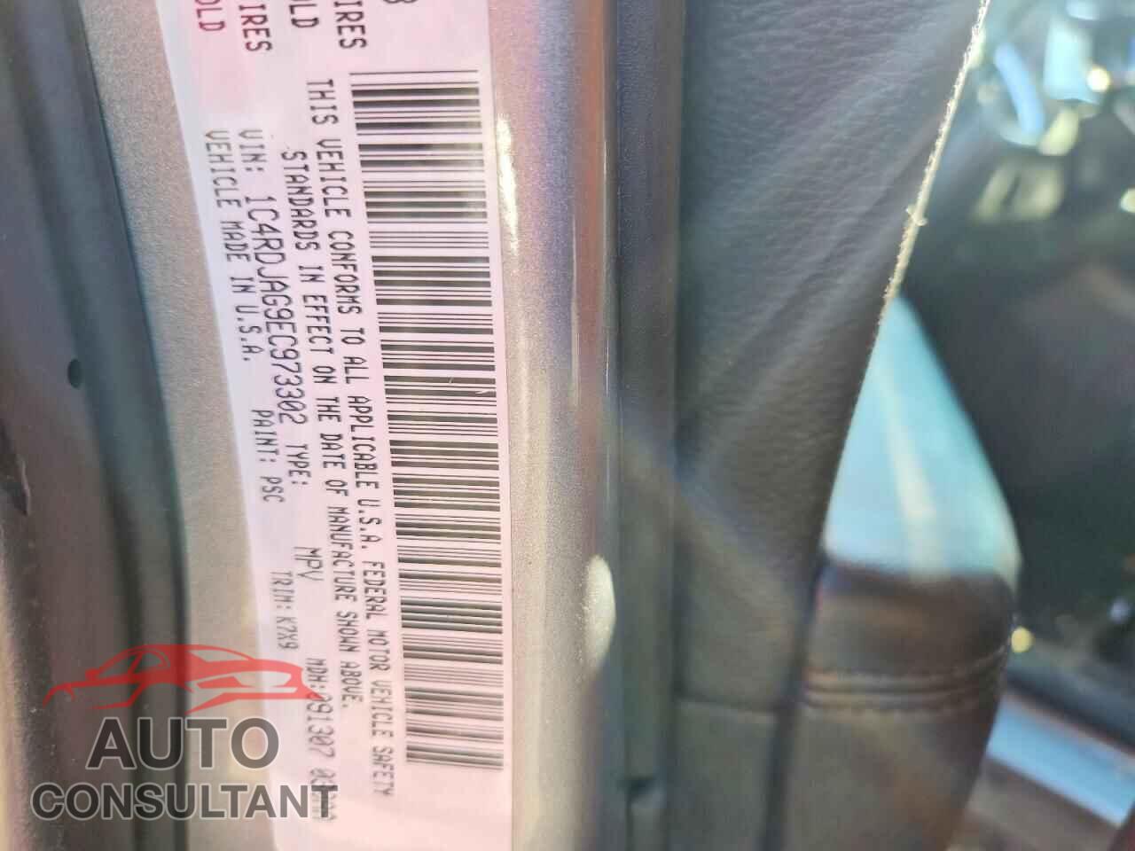 DODGE DURANGO 2014 - 1C4RDJAG9EC973302