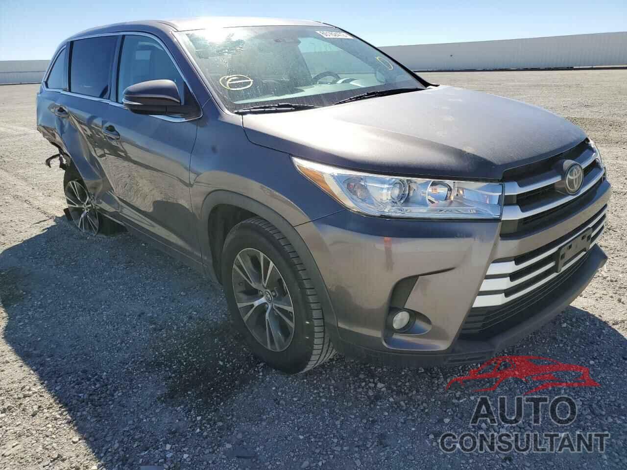 TOYOTA HIGHLANDER 2018 - 5TDZZRFH2JS285409
