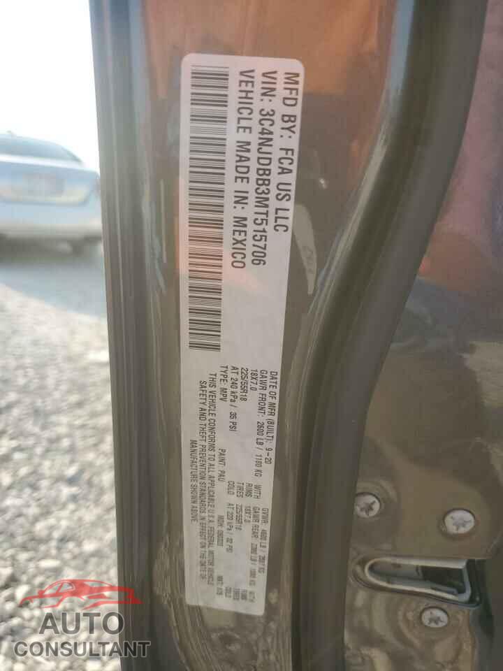 JEEP COMPASS 2021 - 3C4NJDBB3MT515706